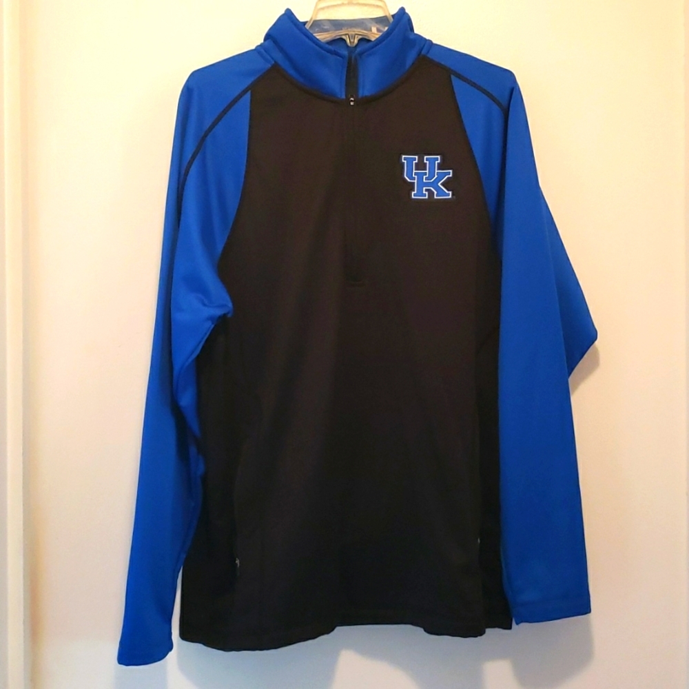 Men's Kentucky Wildcats half zip pull over size XL